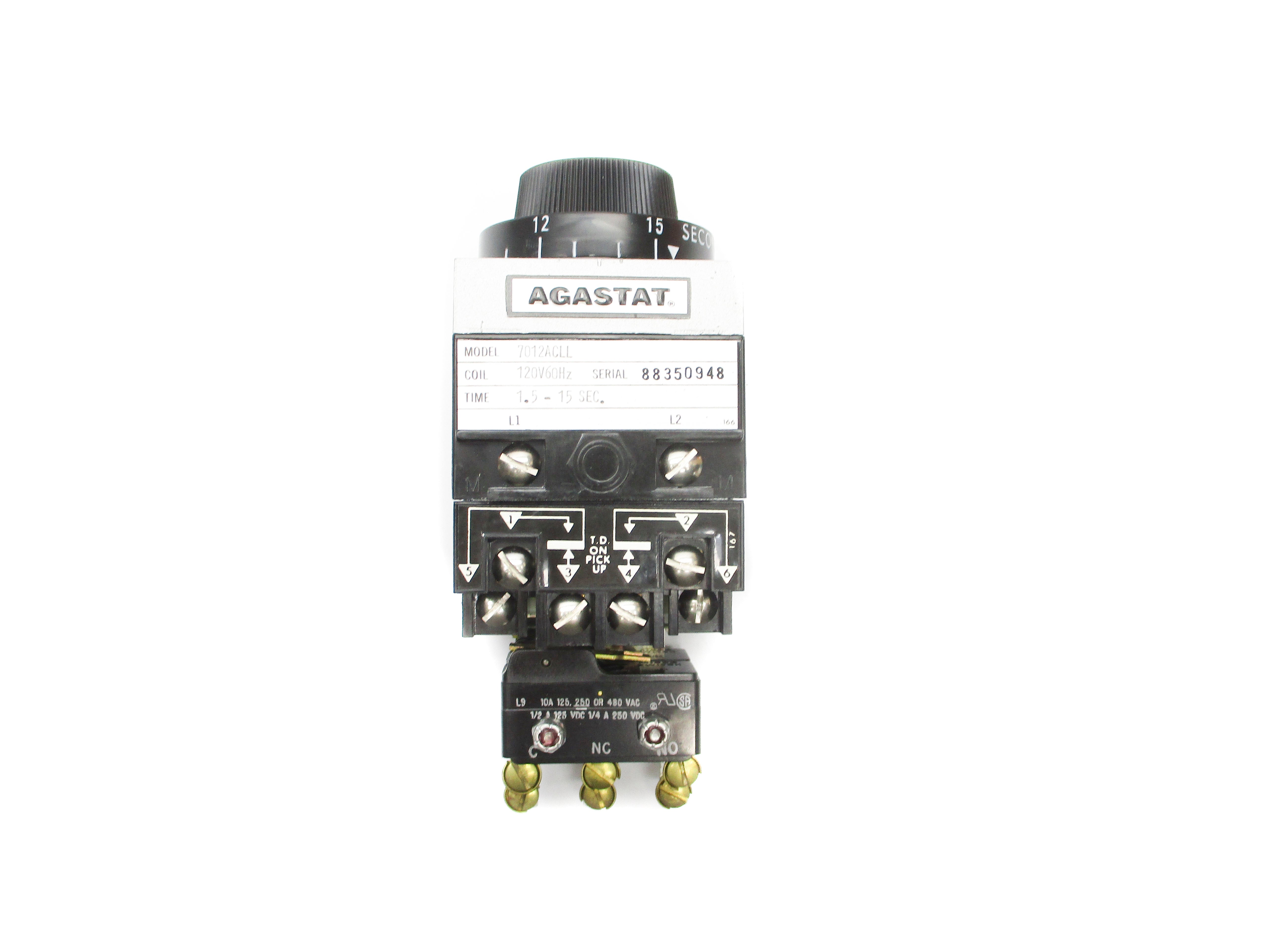 AGASTAT 7012ACLL 1.5-15S 120V NSNP