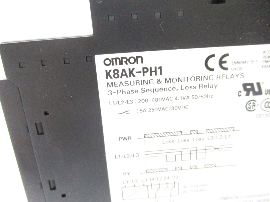 OMRON K8AK-PH1 5A 250VAC NSNP
