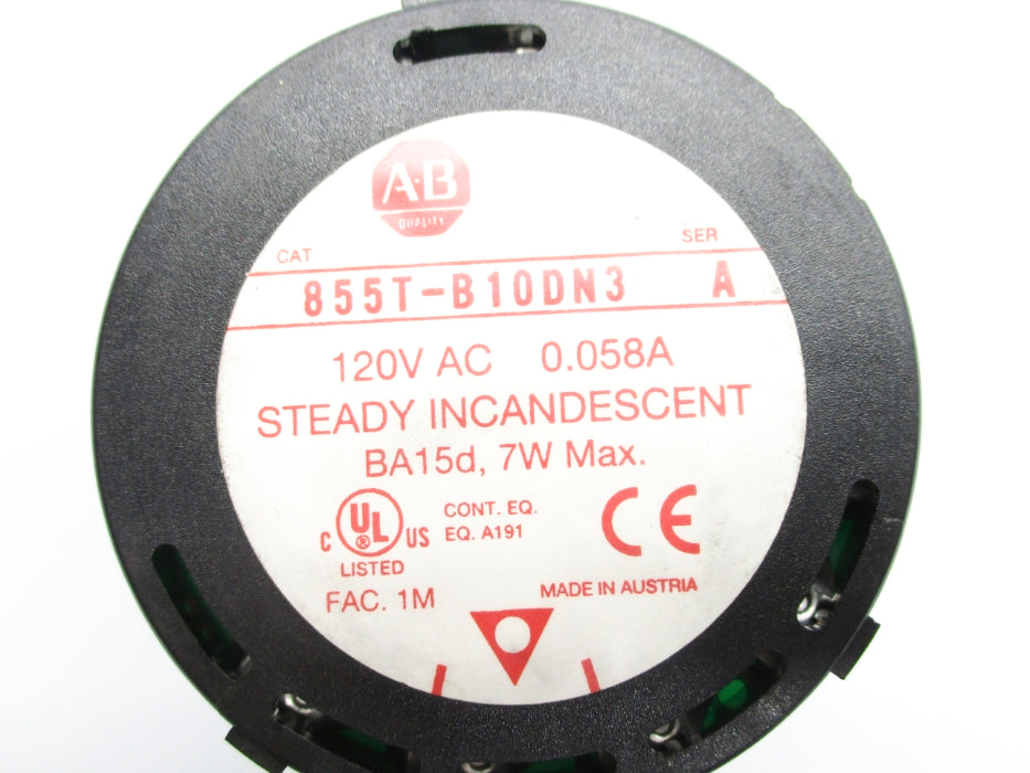 ALLEN BRADLEY 855T-B10DN3 SER. A UNMP