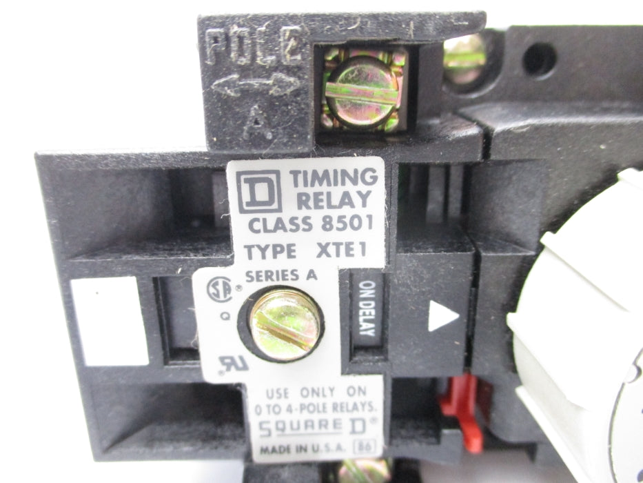 SQUARE D 8501XTE1 SER. A 0.1-60S NSNP