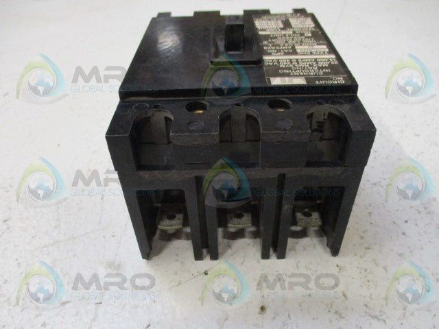 CUTLER HAMMER EHC3020 CIRCUIT BREAKER 20A *USED*