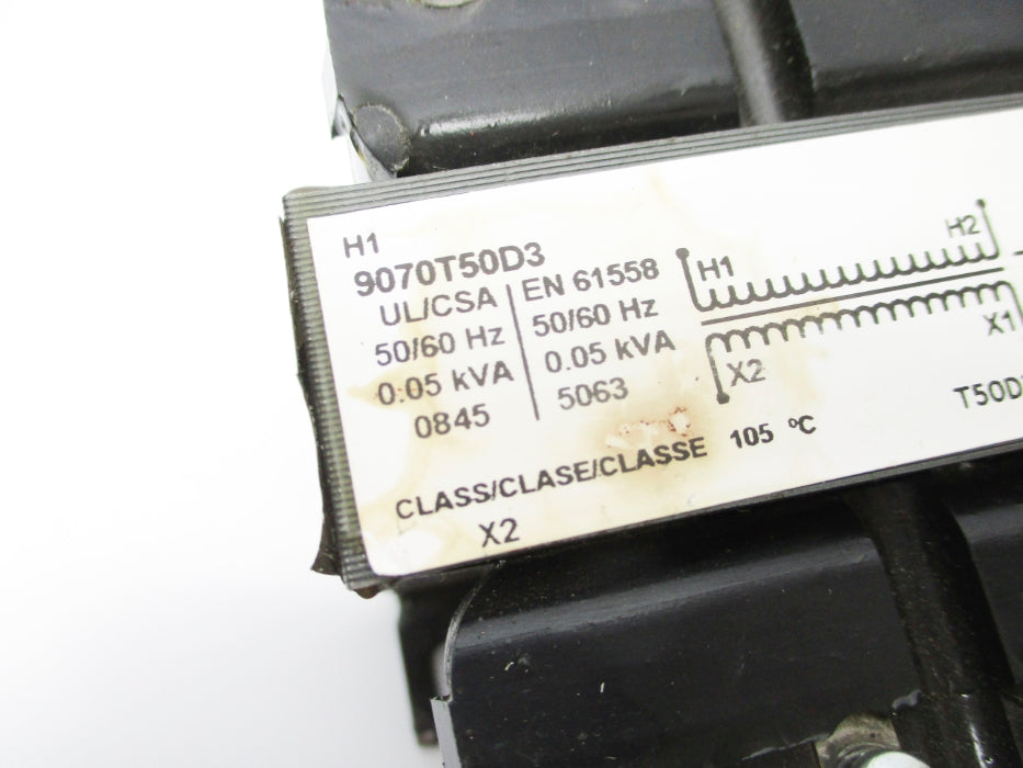SQUARE D 9070T50D3 0.05KVA NSNP