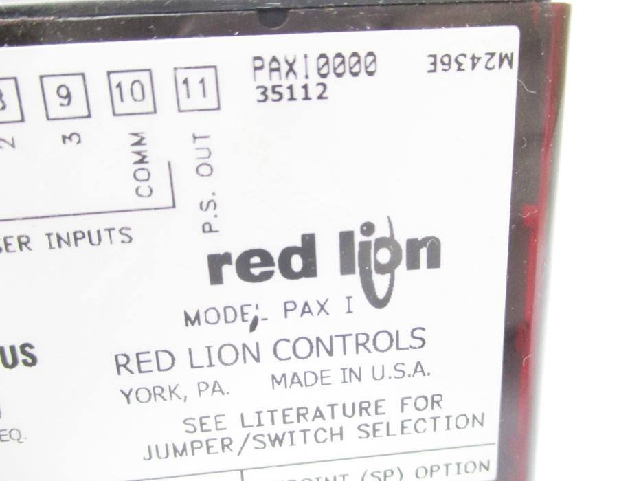 RED LION CONTROLS PAXI0000 NSNP
