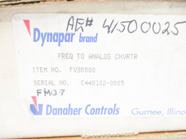 DYNAPAR FV30S00 NSMP