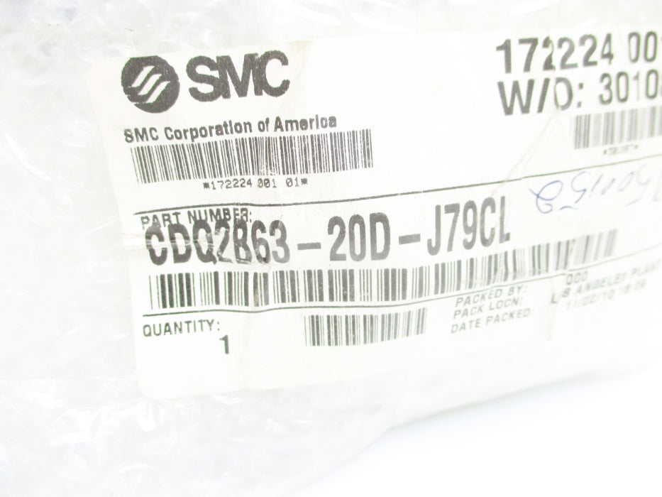 SMC CDQ2B63-20D-J79CL NSMP