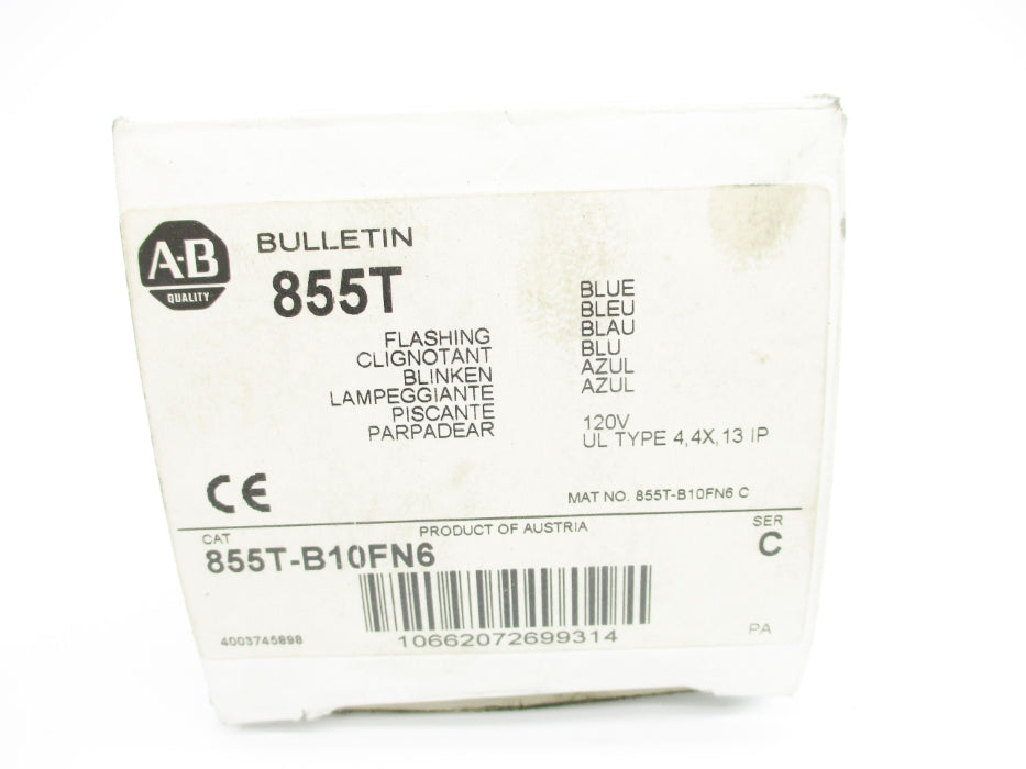 INDUSTRIAL SPARE PART 855T-B10FN6 SER. C (NO BULB) (WH) NSMP
