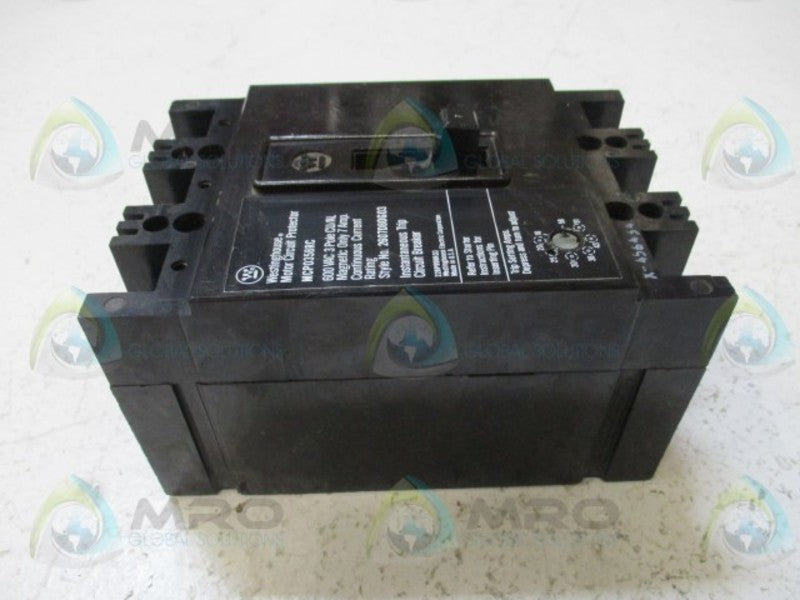 WESTINGHOUSE MCP0358RC CIRCUIT BREAKER 7A *USED*