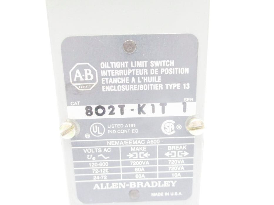 INDUSTRIAL SPARE PART 802T-K1T SER. 1 NSNP