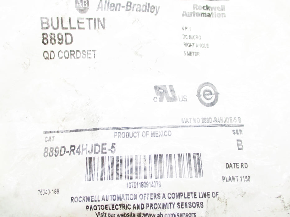 INDUSTRIAL SPARE PART 889D-R4HJDE-5 SER. B NSMP