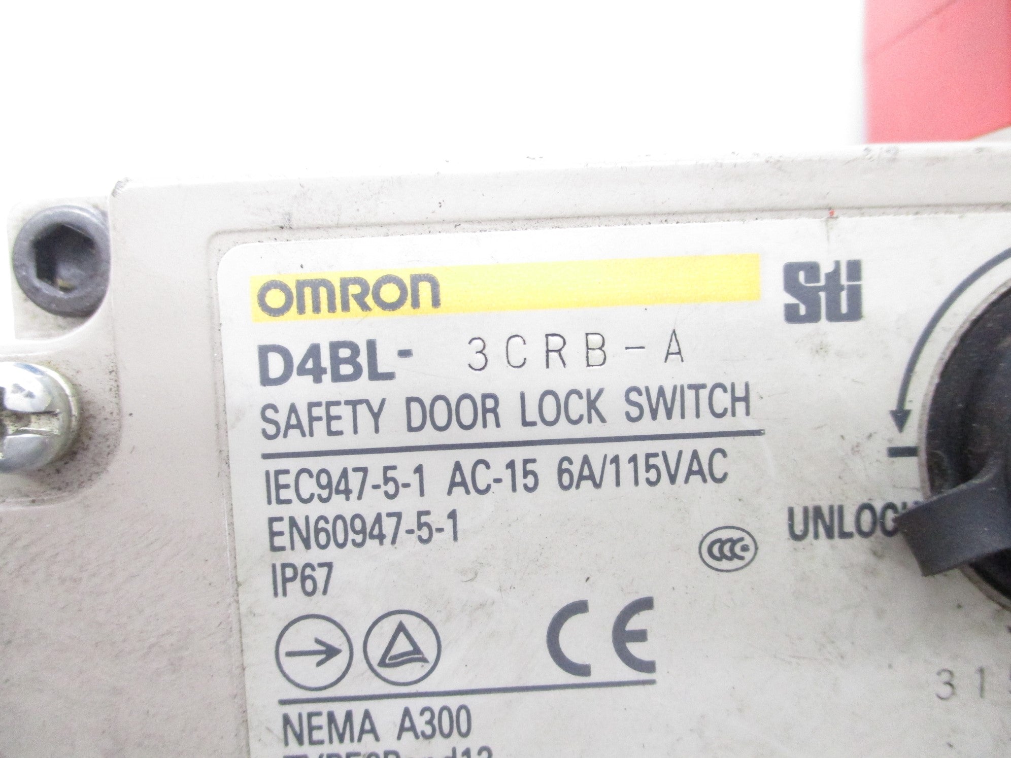 OMRON D4BL-3CRB-A (AS PICTURED) UNMP