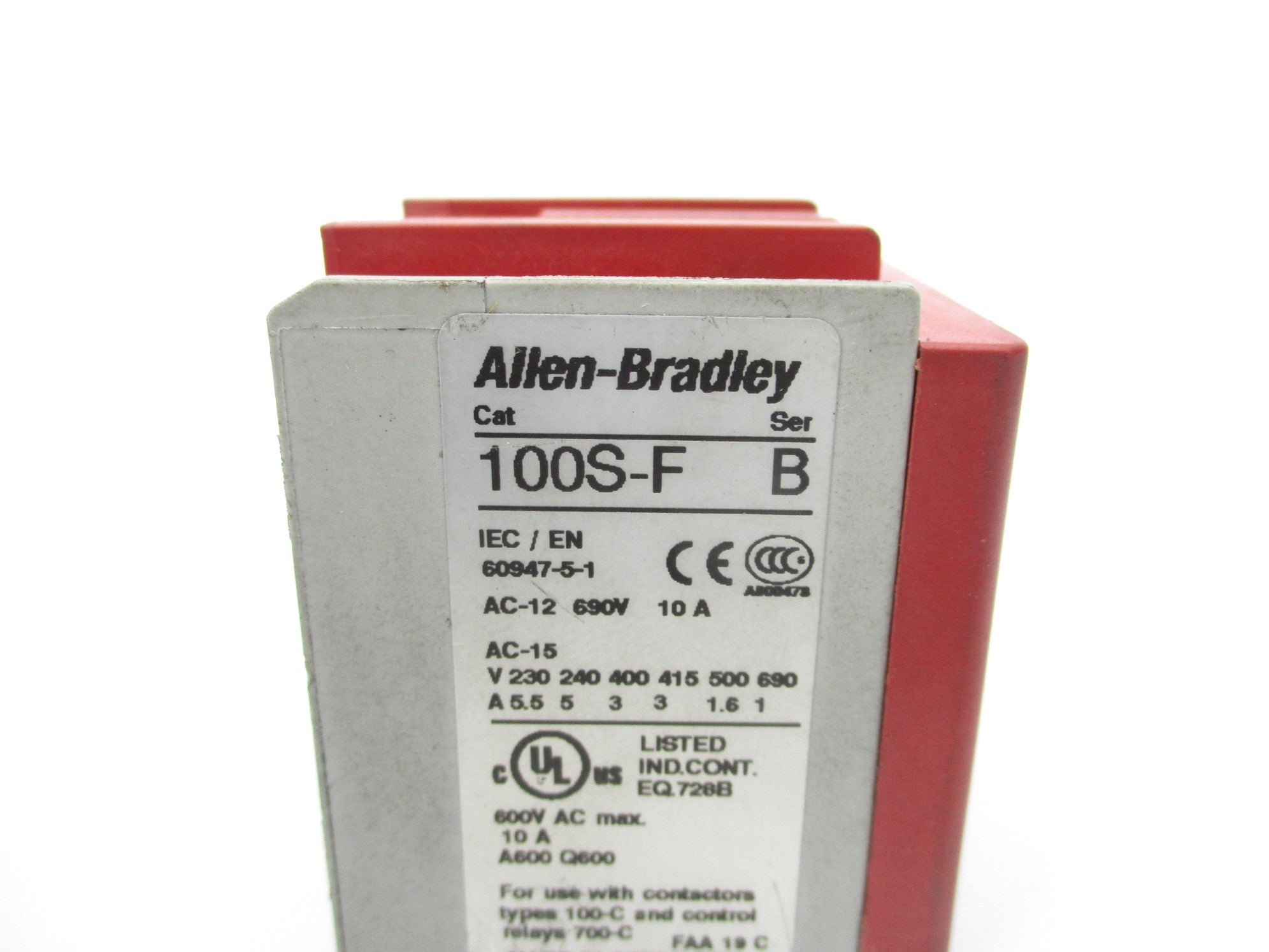 ALLEN BRADLEY 100S-FA31 SER. B UNMP