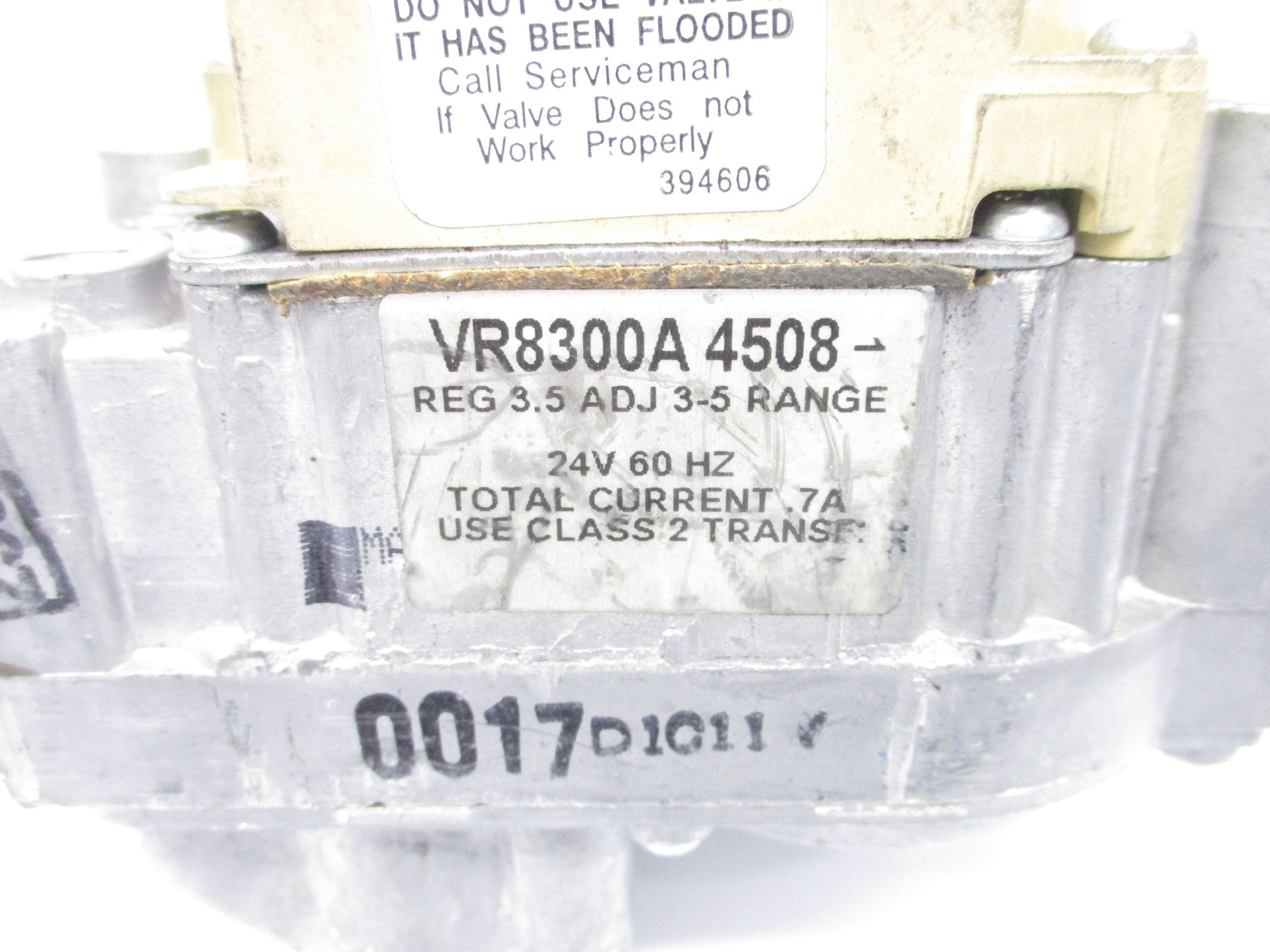 HONEYWELL VR8300A4508 24V 3-5RANGE UNMP