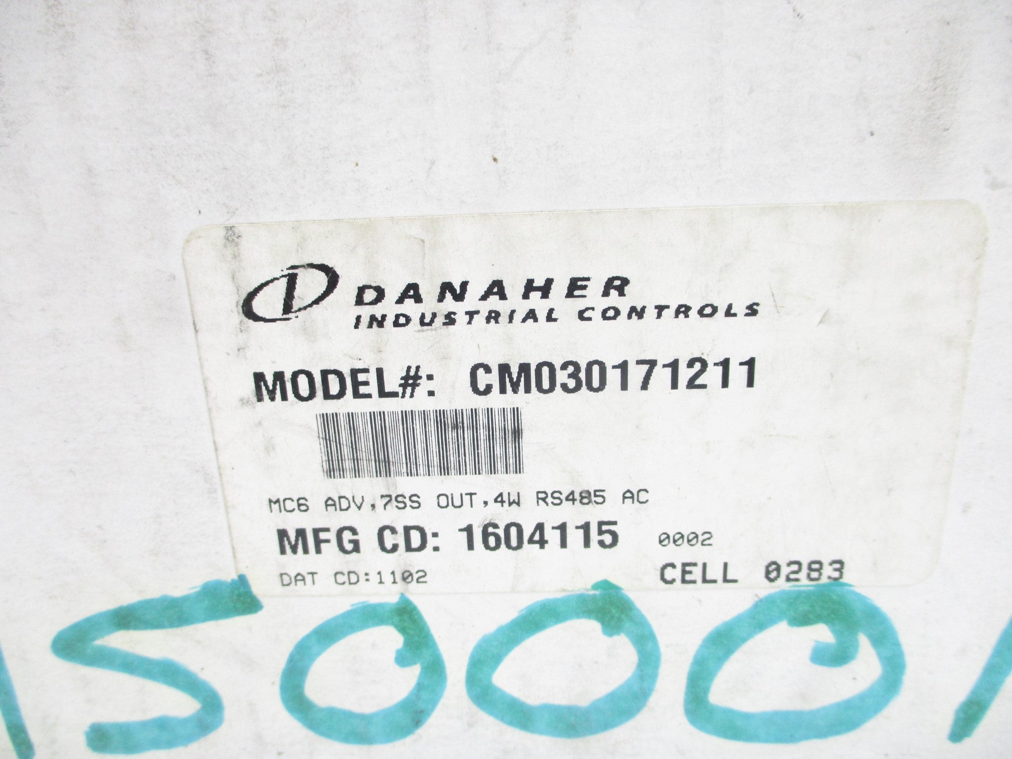 DANAHER CONTROLS CM030171211 NSMP