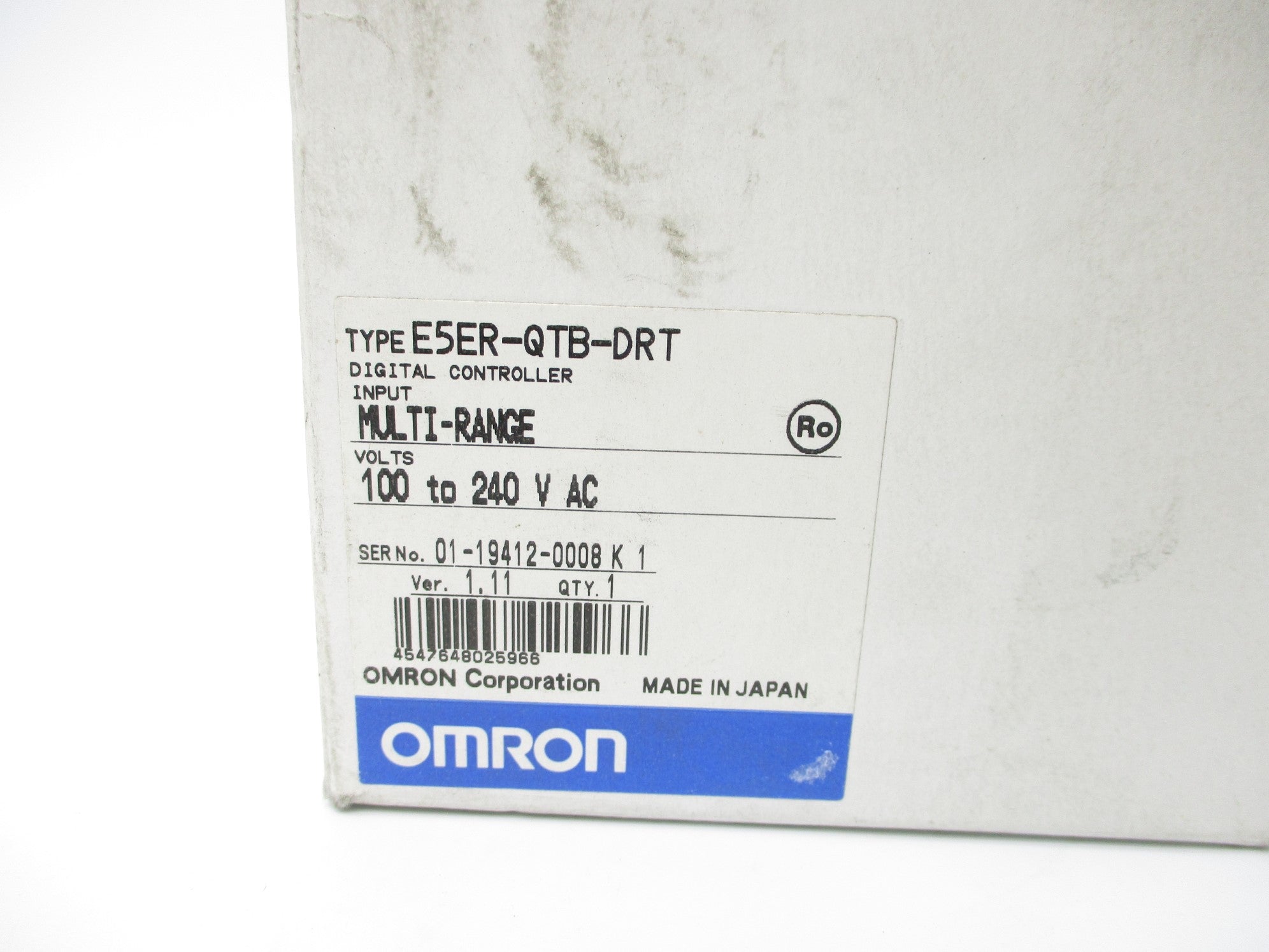 OMRON E5ER-QTB-DRT NSMP