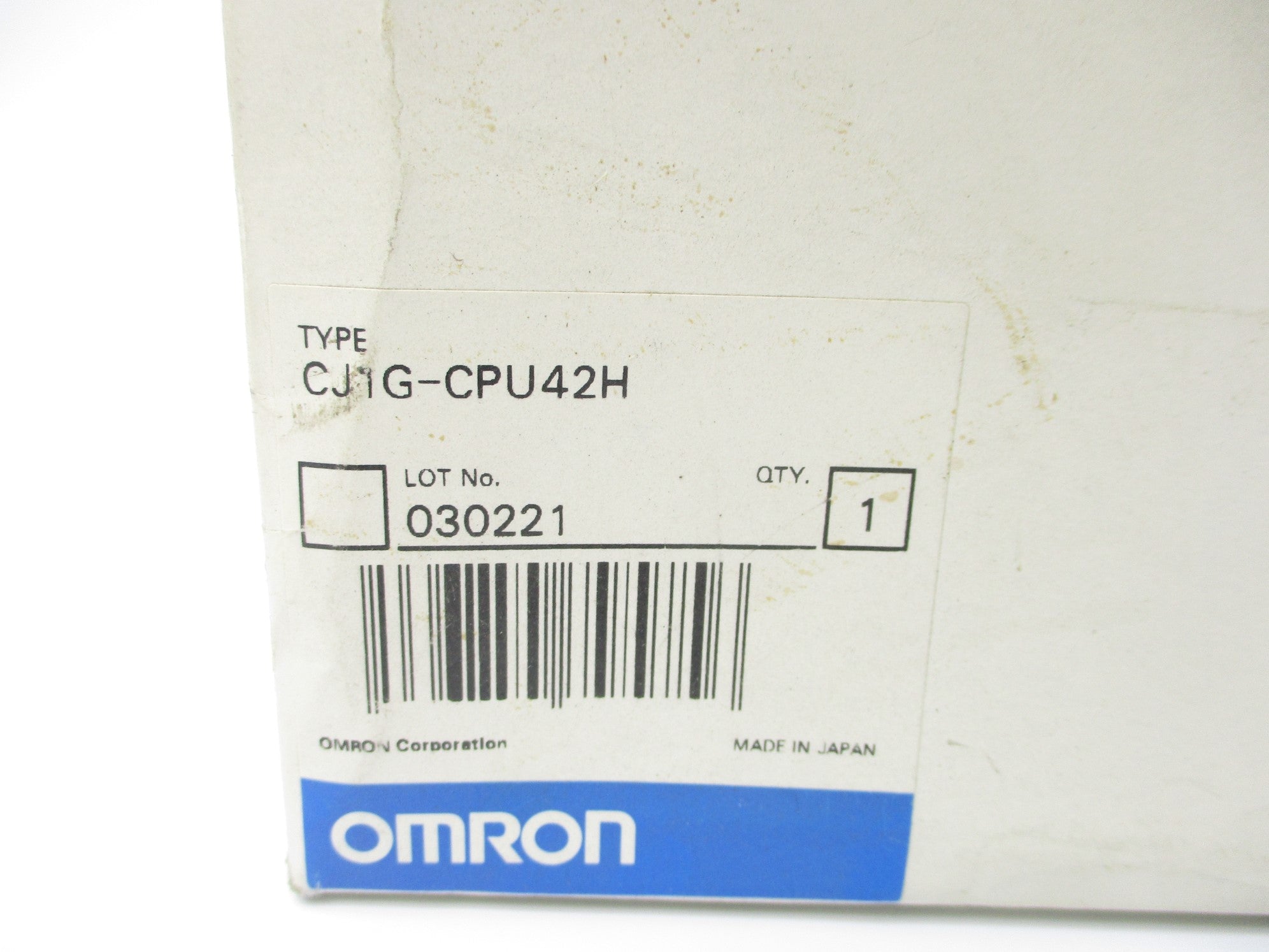 OMRON CJ1G-CPU42H NSMP