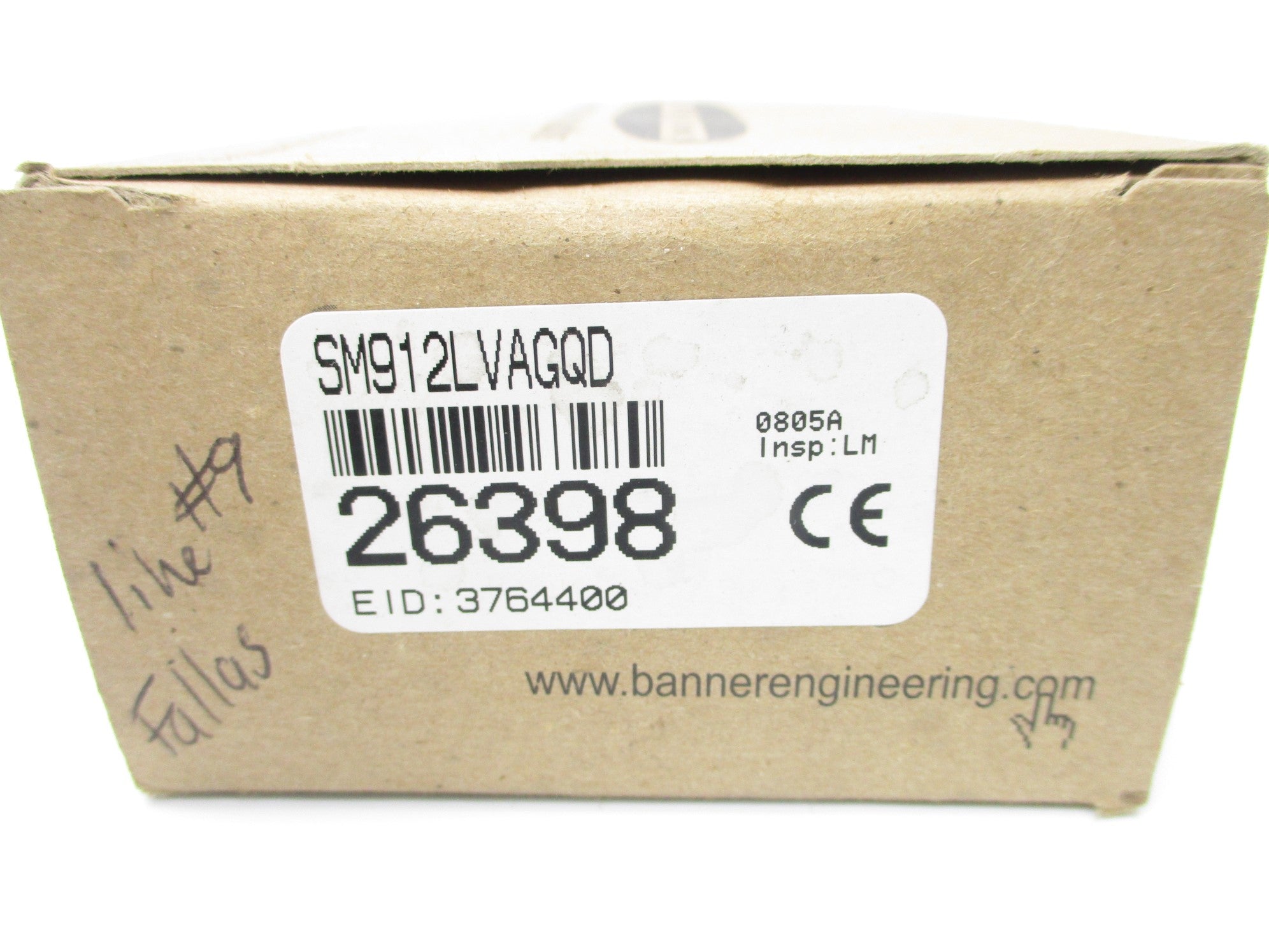 BANNER ENGINEERING SM912LVAGQD 26398 10-30VDC NSMP