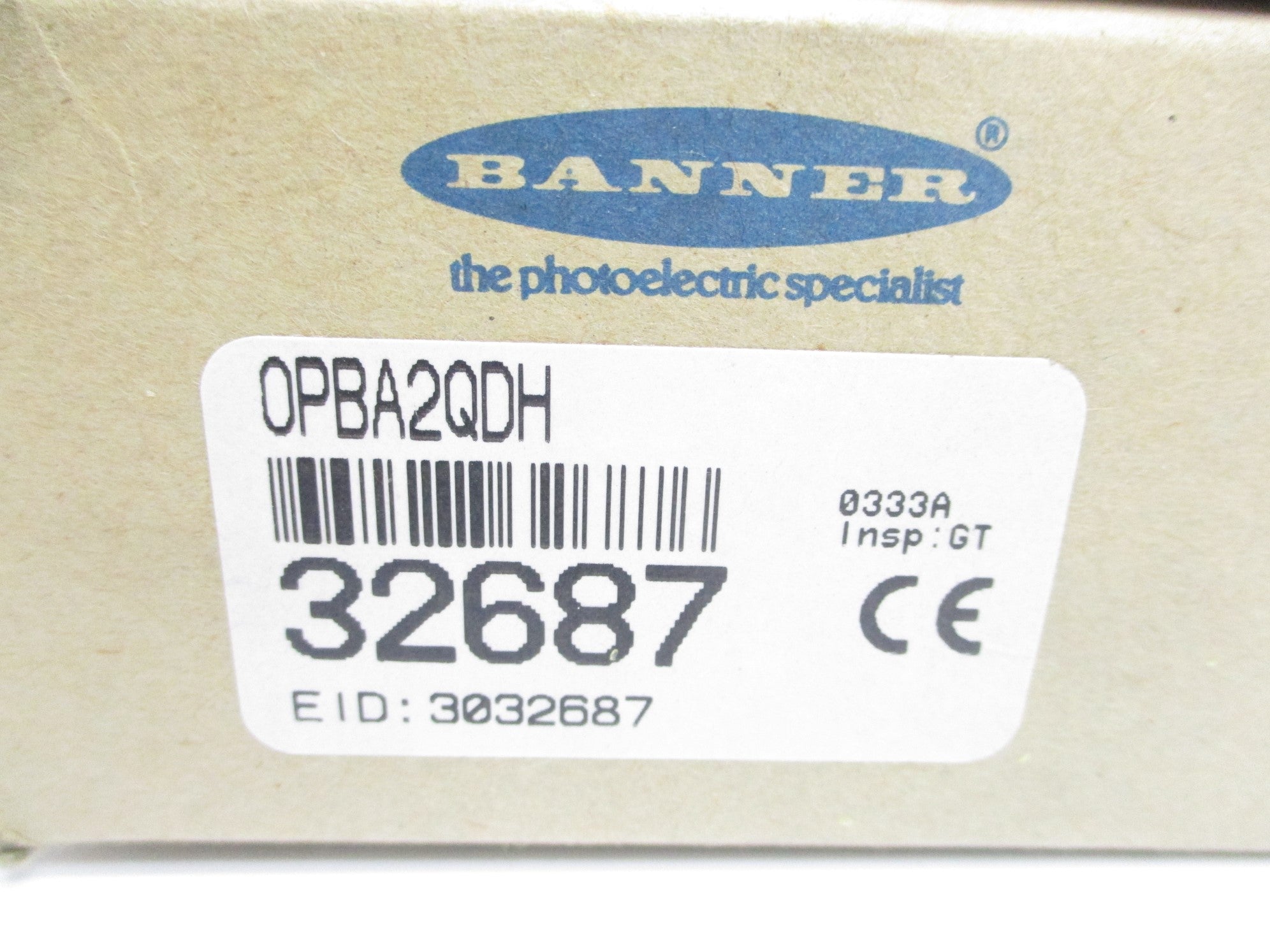 BANNER ENGINEERING OPBA2QDH 32687 NSMP