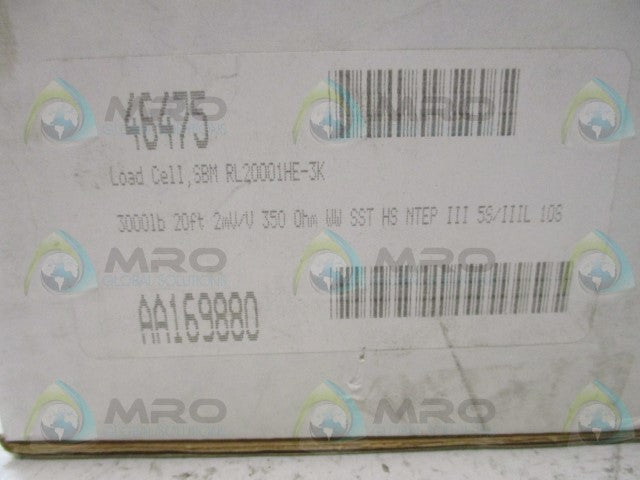 RICE LAKE RL20001HE-3K STAINLESS STEEL LOAD CELL *NEW IN BOX*