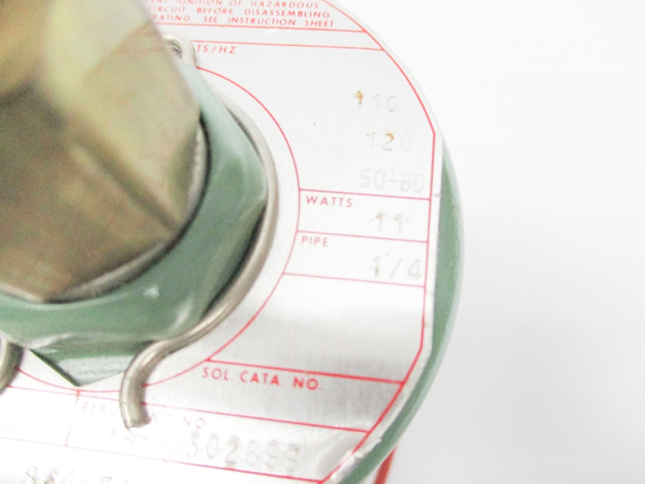 ASCO 8345E11 110/120V 10-150PSI (AS PICTURED) NSNP