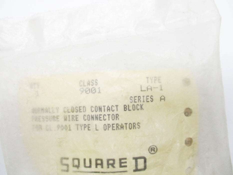 SQUARE D 9001LA1 SER. A NSMP