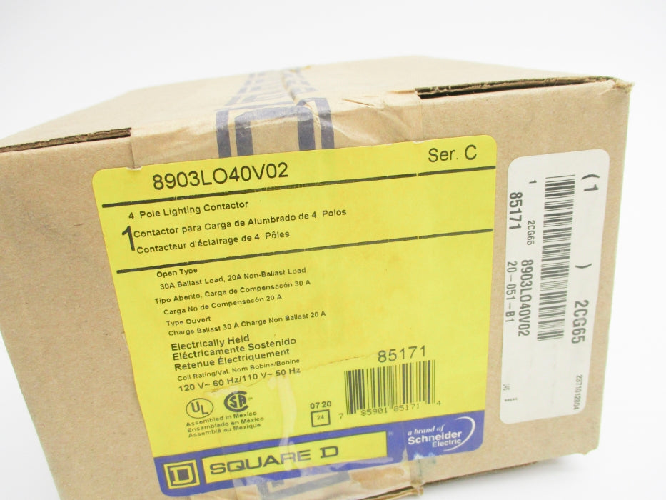 SQUARE D 8903LO40V02 SER. C 120V NSMP