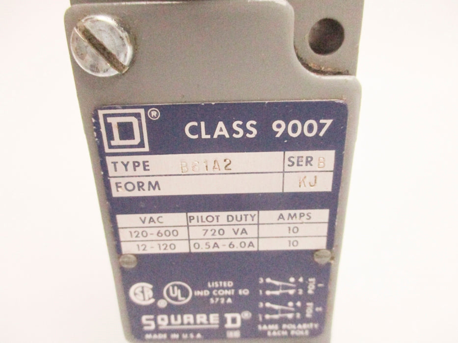 SQUARE D 9007B61A2 SER. B UNMP