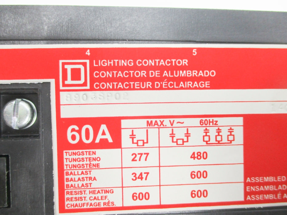 SQUARE D 8903SPO2V02 SER. A 110/120V NSMP