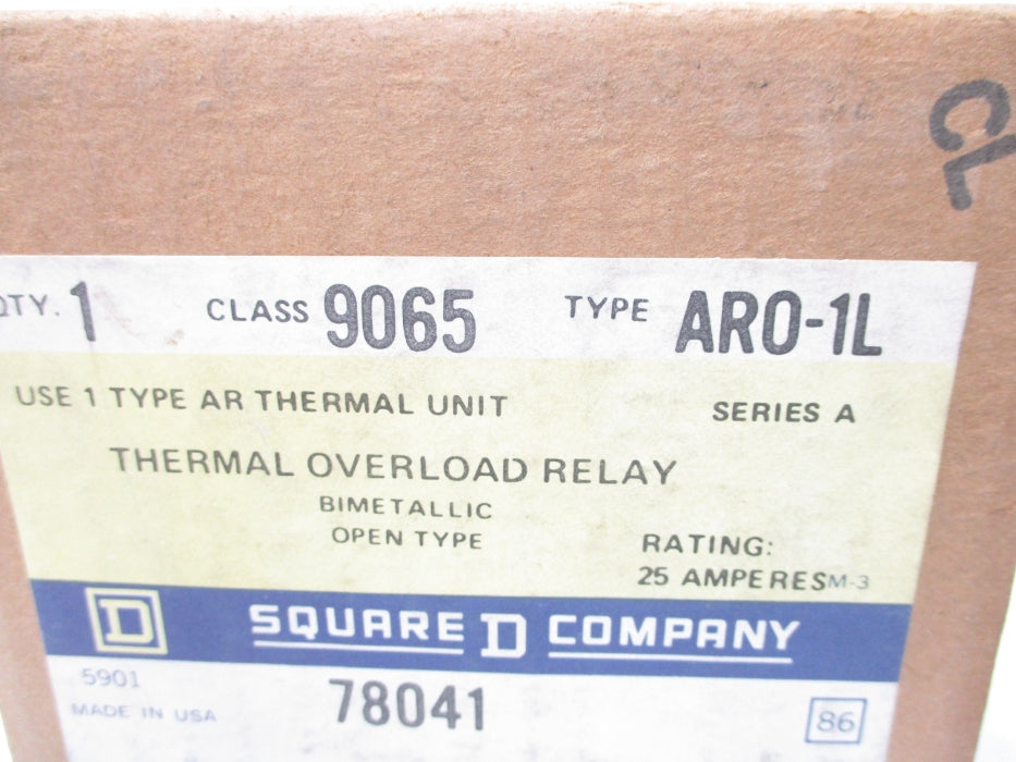 SQUARE D 9065ARO1L SER. A NSMP