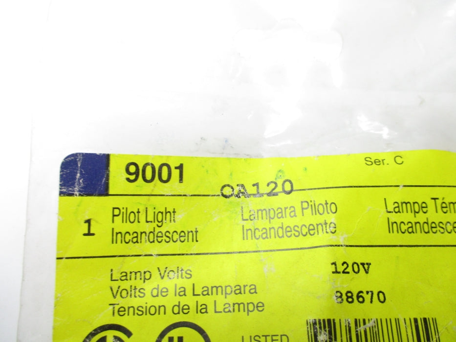SQUARE D 9001OA120 SER. C NSMP