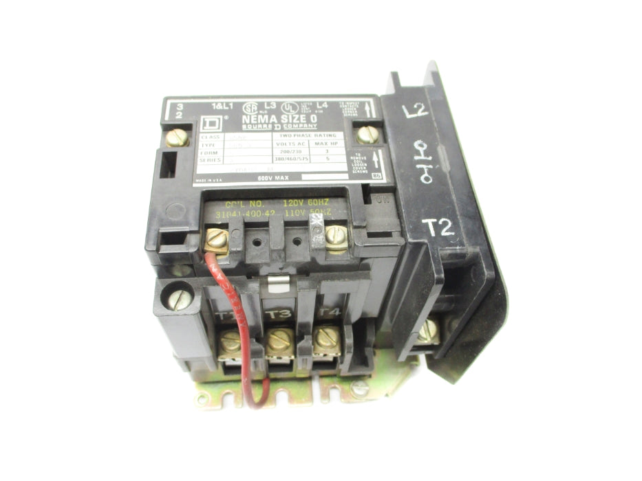 SQUARE D 8502SBO3 SER. A 110/120V NSNP