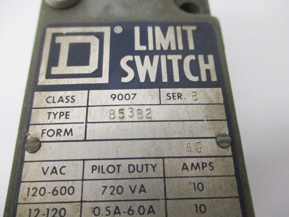 SQUARE D 9007B53B2 SER. B UNMP