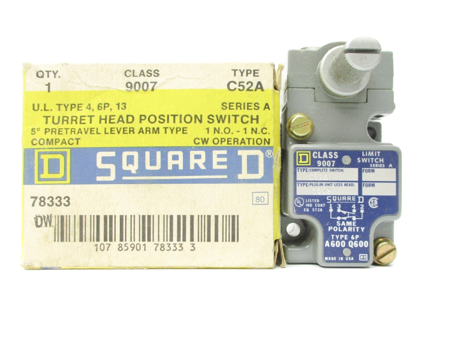 SQUARE D 9007C52A SER. A NSMP