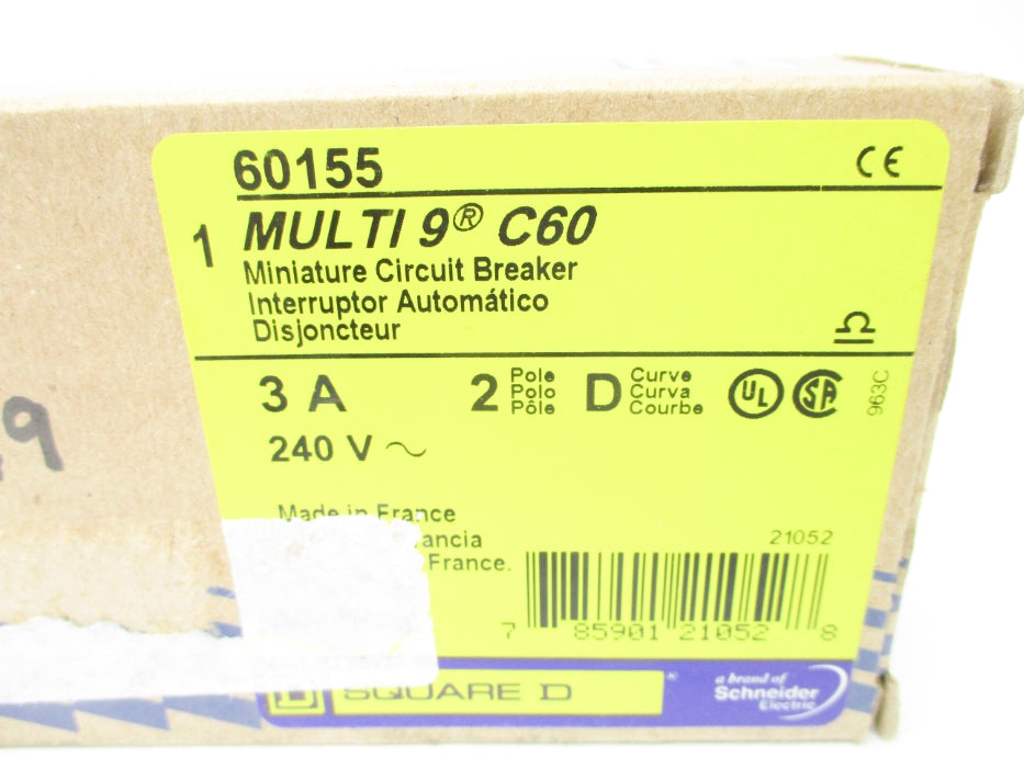 SQUARE D 60155 3A 240V NSMP