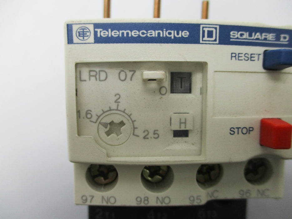 TELEMECANIQUE LRD07 1.6-2.5A NSNP