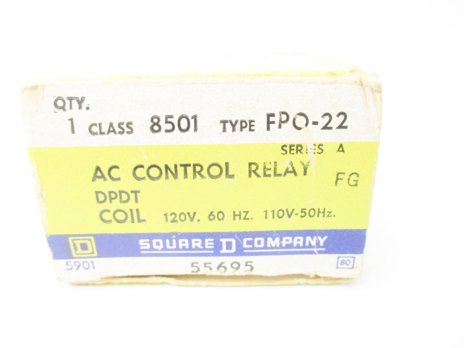 SQUARE D 8501FPO22 SER. A 110/120V NSMP