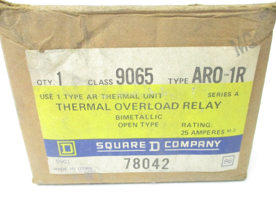 SQUARE D 9065ARO1R SER. A 25A NSMP
