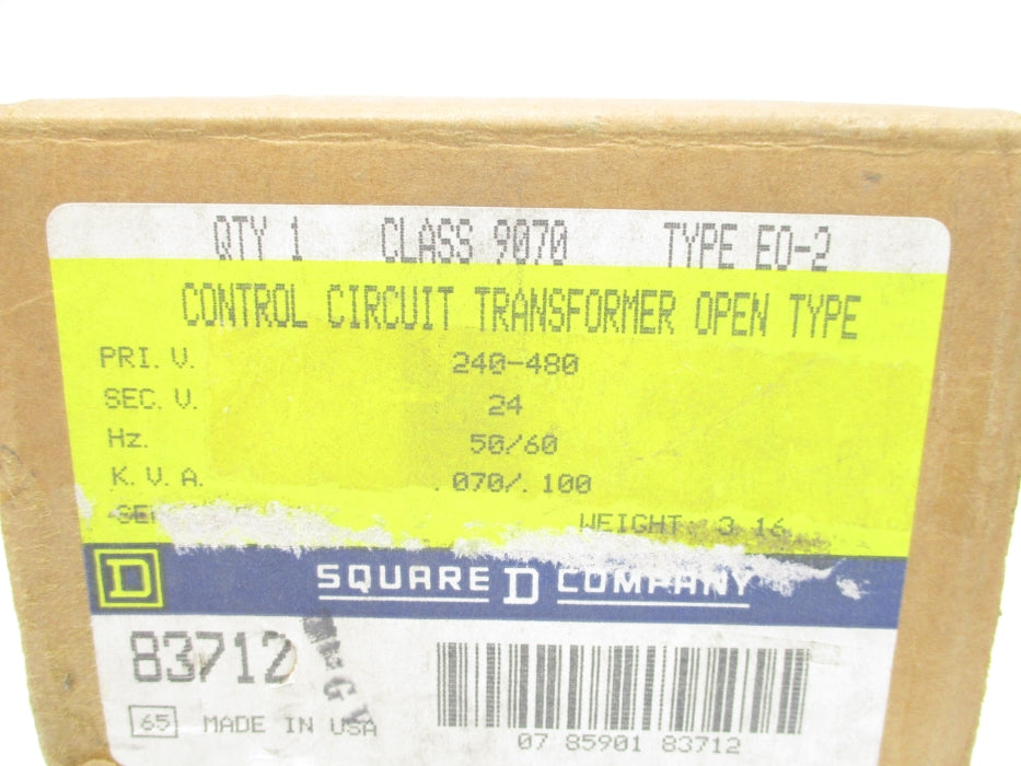 SQUARE D 9070EO-2 240-480V NSMP