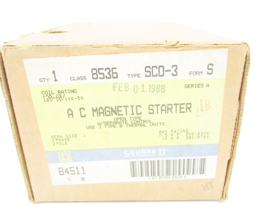 SQUARE D 8536SCO3V02S SER. A NSMP