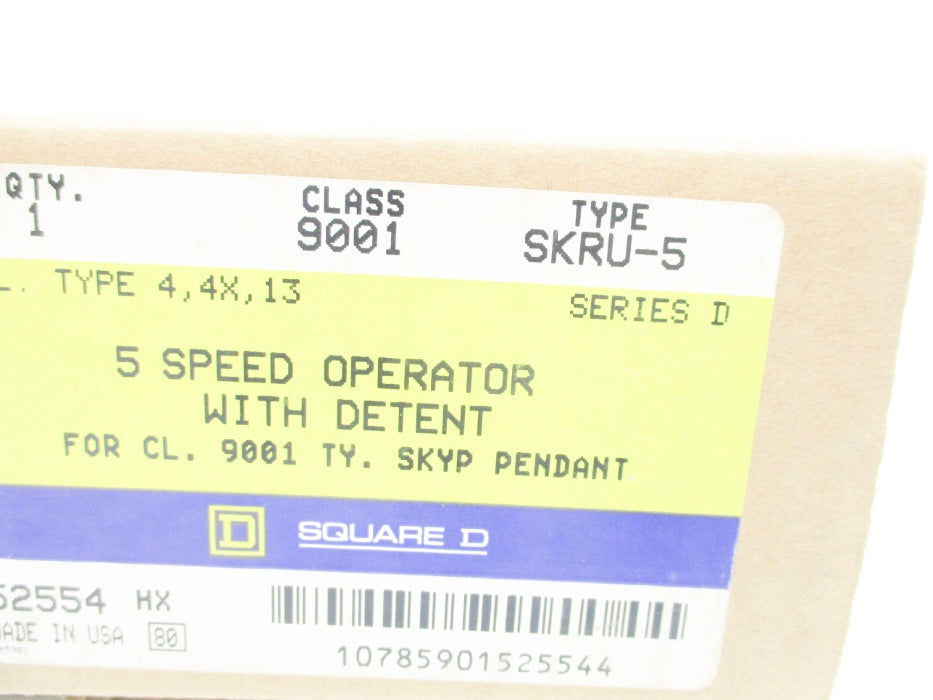 SQUARE D 9001SKRU5 SER. D NSMP