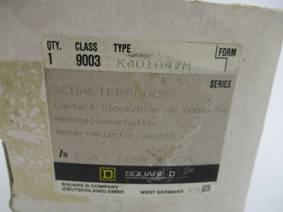 SQUARE D 9003K4D1047M NSMP