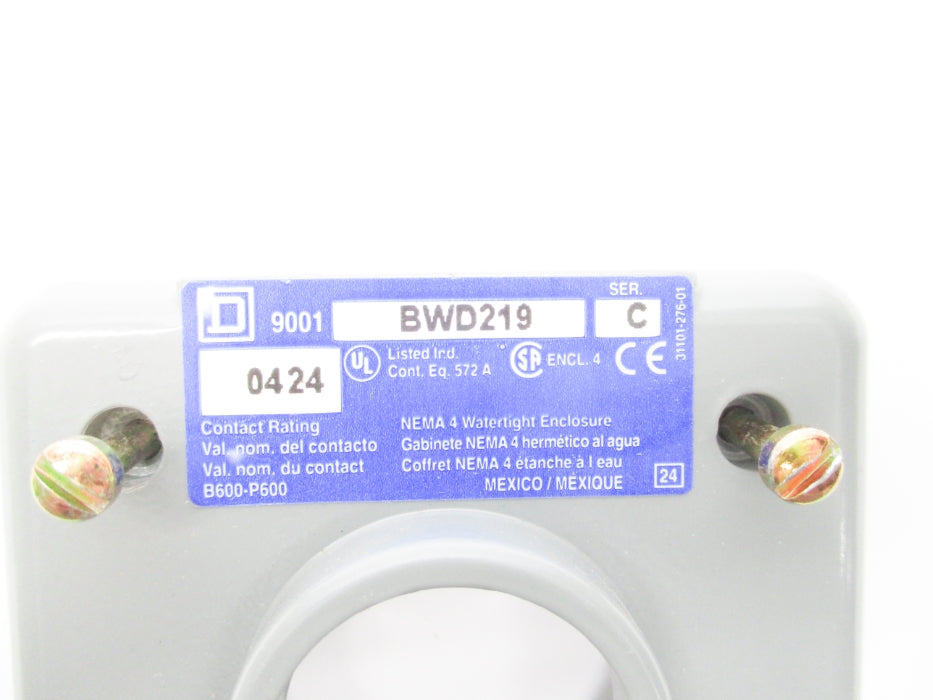 SQUARE D 9001BWD219 SER. C NSNP