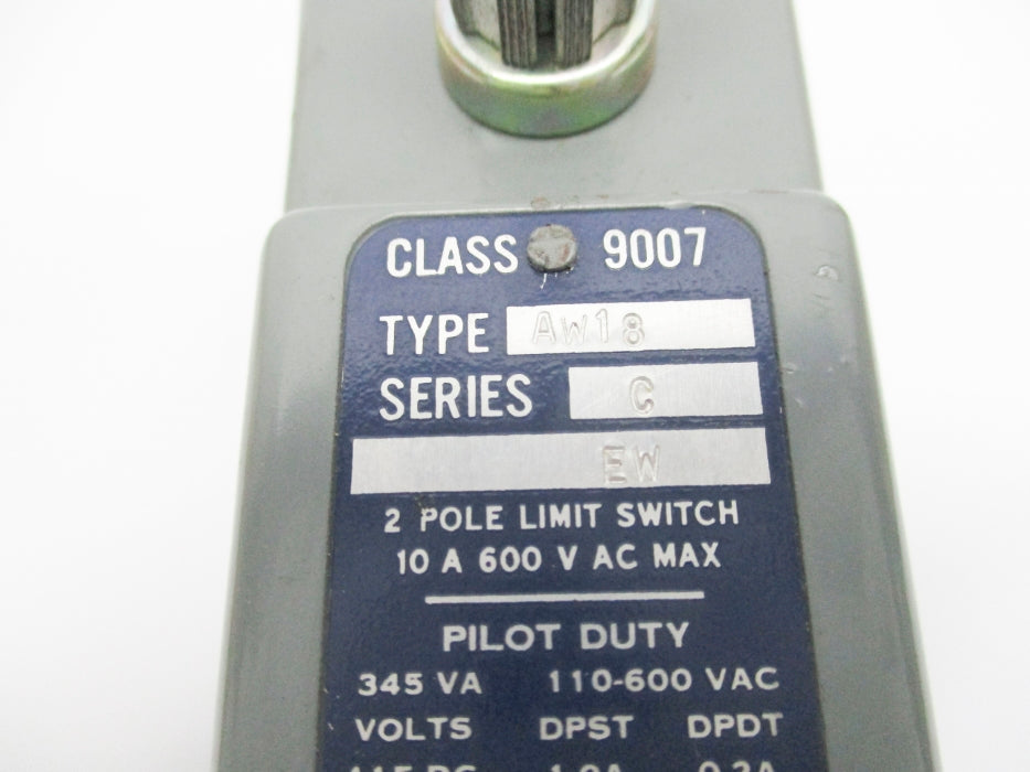SQUARE D 9007AW18 SER. C NSMP