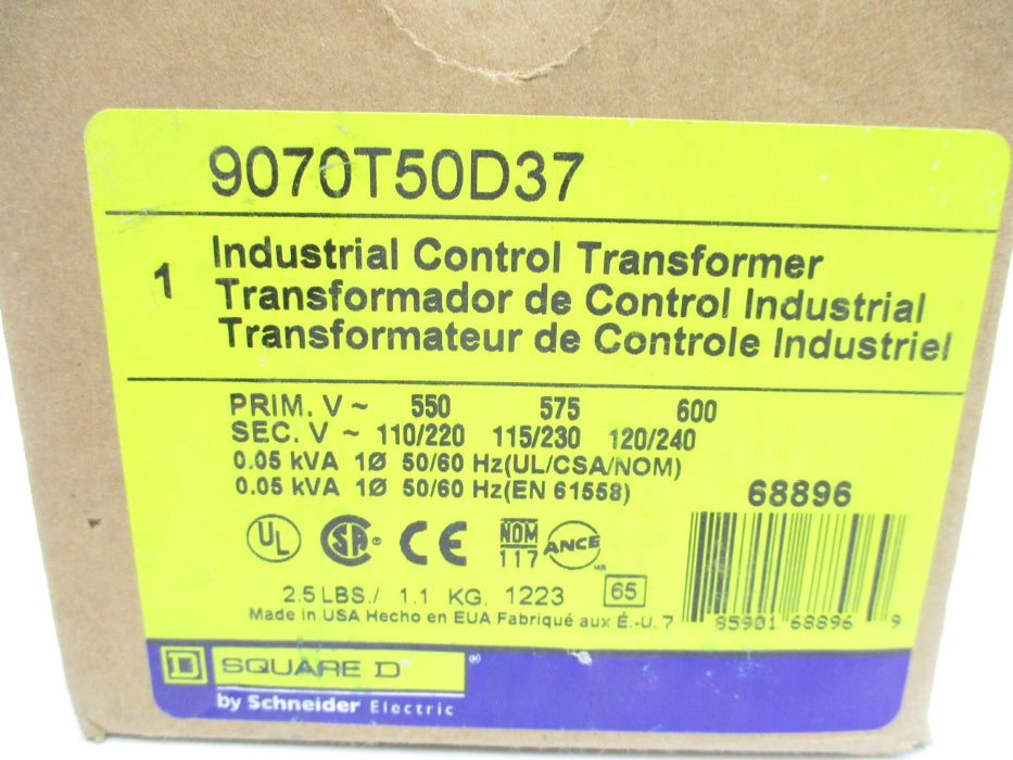 SQUARE D 9070T50D37 0.5KVA NSMP