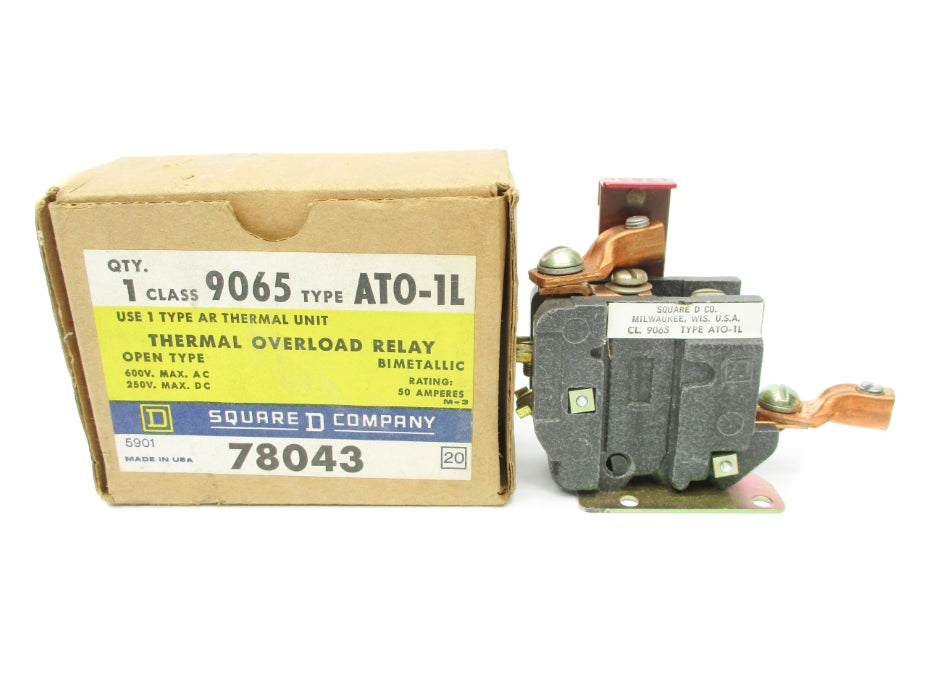 SQUARE D 9065ATO1L 600VAC 50A NSMP