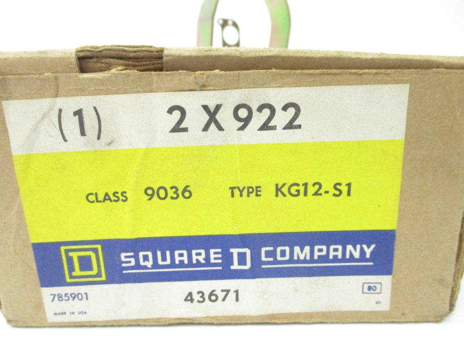 SQUARE D 9036KG12S1 2X922 NSMP