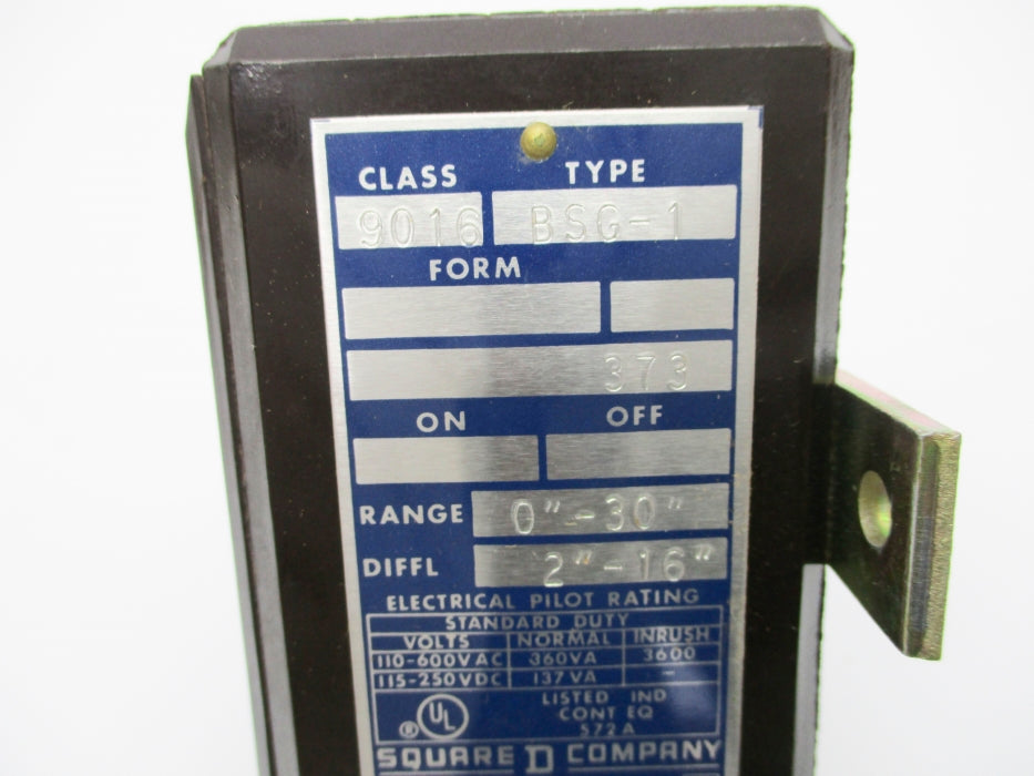 SQUARE D 9016BSG1 600VAC 0-30" NSNP