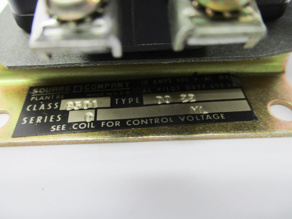 SQUARE D 8501DO22 SER. G 220/240V NSNP