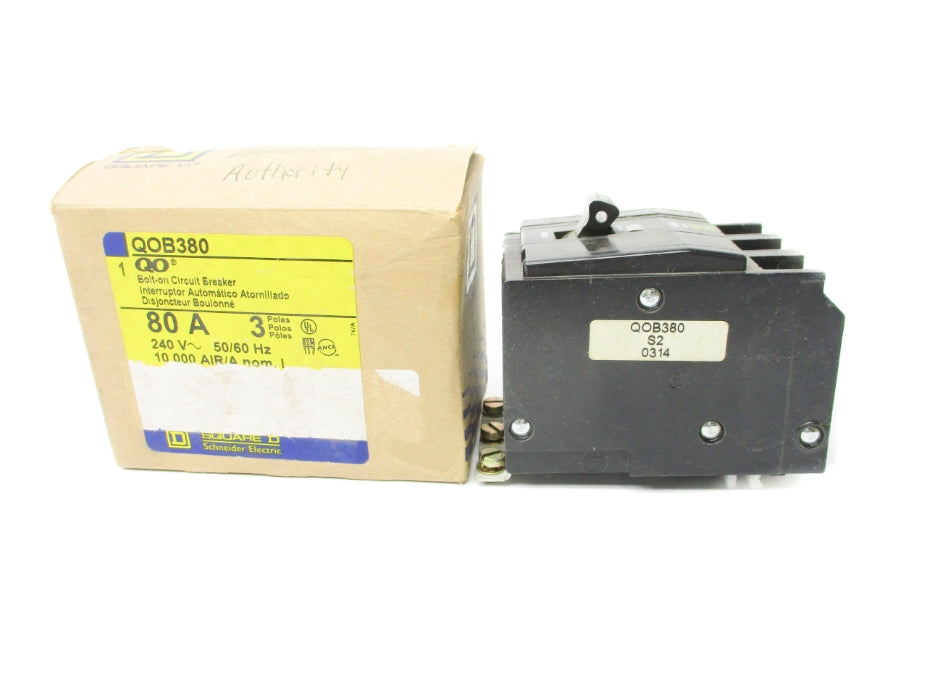 SQUARE D QOB380 80A 240V NSMP