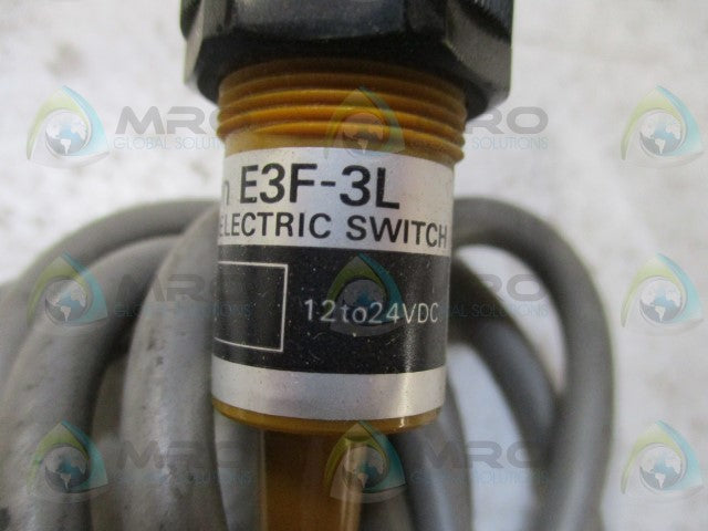OMRON E3F-3L PHOTOELECTRIC SWITCH *USED*