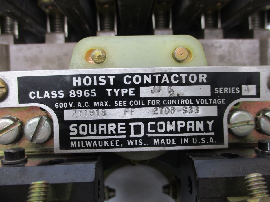 SQUARE D 8965J06 SER. A 110/115V NSNP